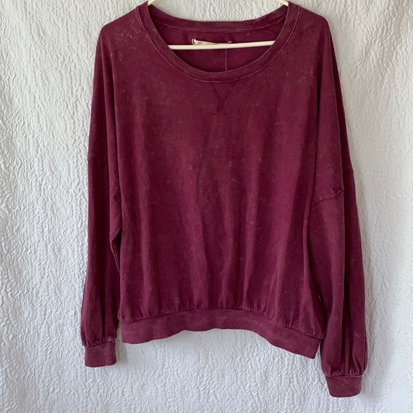 Free People 213 Vintage Wash Long Sleeve T-Shirt - Picture 6 of 10
